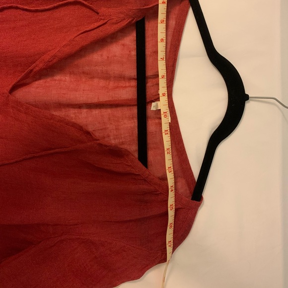 Eileen Fisher Linen Peasant Blouse Size M - Picture 5 of 8